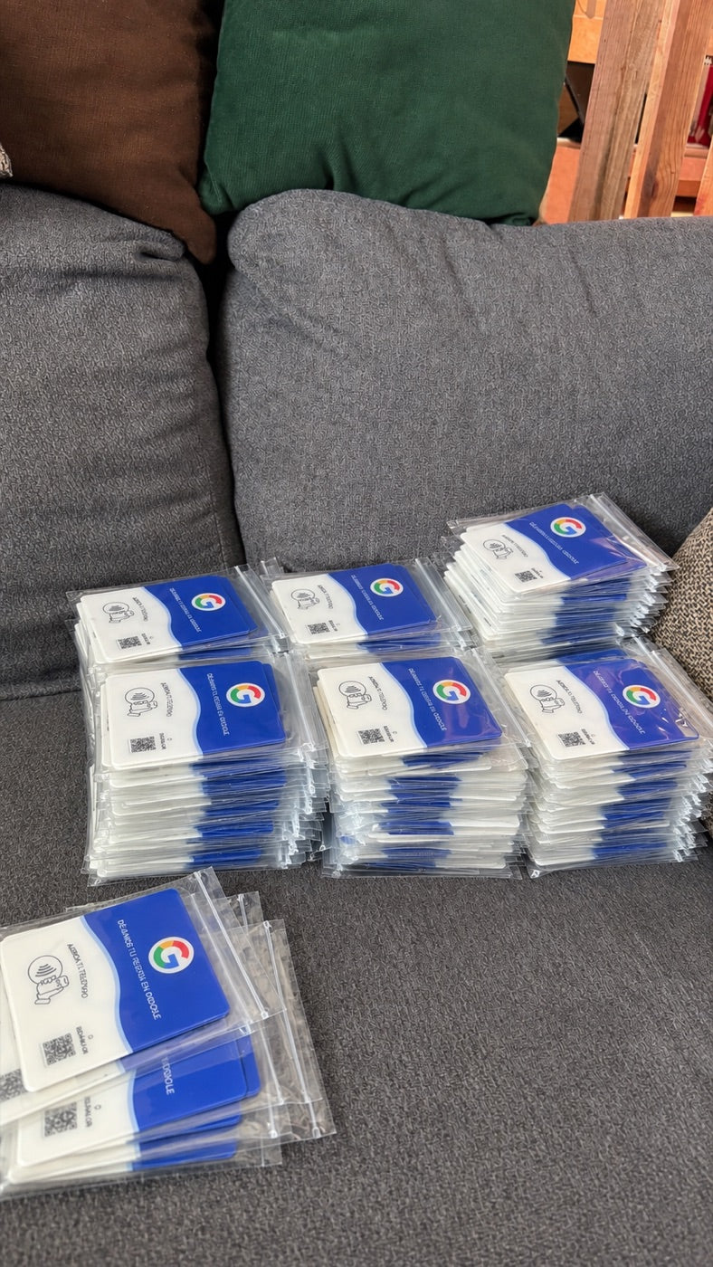 Lotes de placas NFC personalizados para entrega